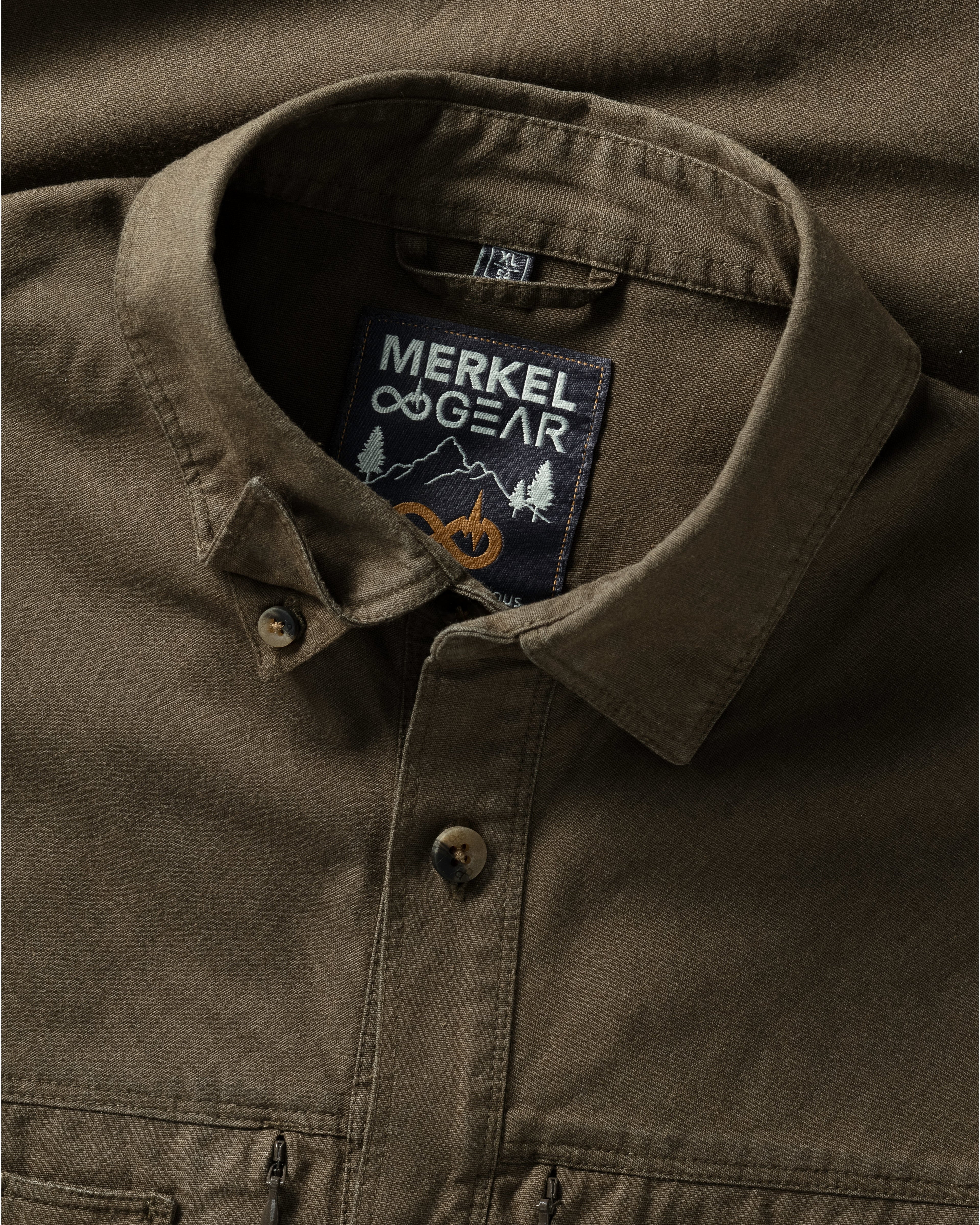 【MONTHLY SALE】Merkel Gear ILEX Pro Cordura Shirt Long Arm Olive (MEN)