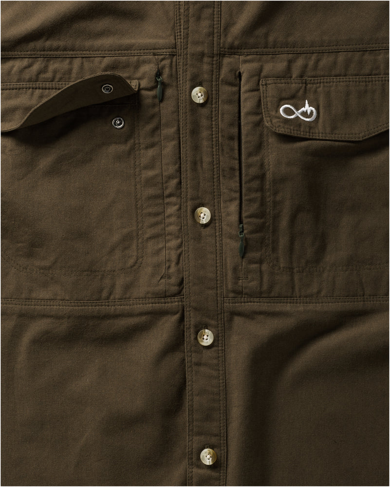 【MONTHLY SALE】Merkel Gear ILEX Pro Cordura Shirt Short Arm BROWN (MEN)