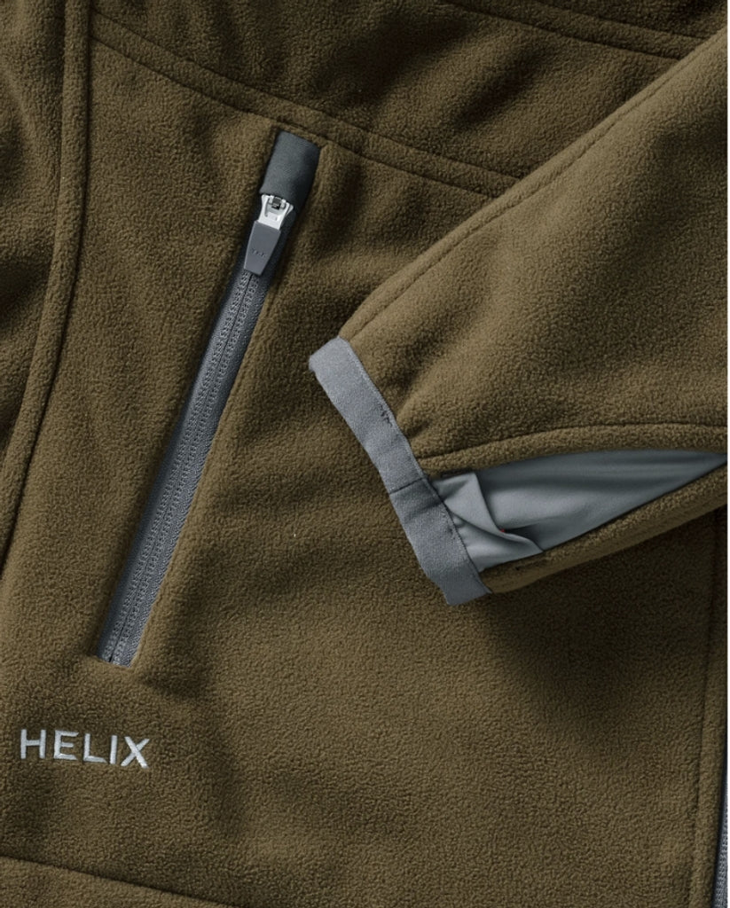 【MONTHLY SALE】Merkel Gear HELIX REVERSIBLE FLEECE JACKET OLIVE/ORANGE（WOMEN)