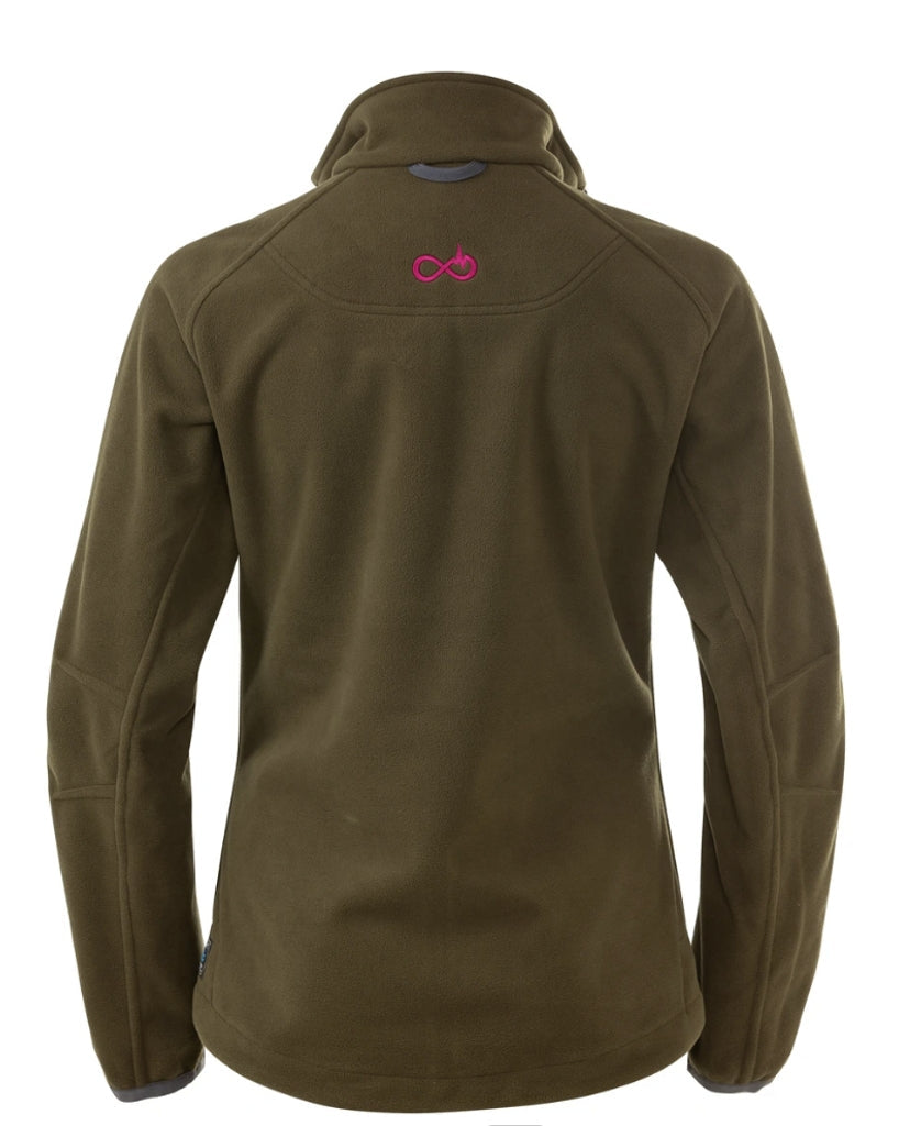 【MONTHLY SALE】Merkel Gear HELIX REVERSIBLE FLEECE JACKET OLIVE/ORANGE（WOMEN)