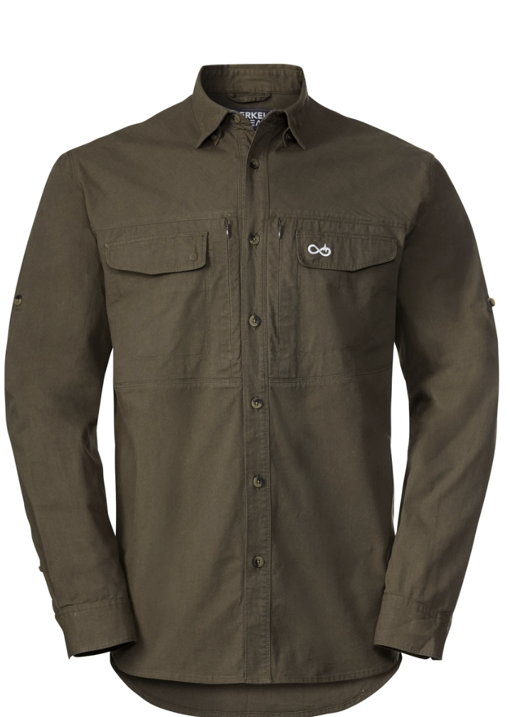 【MONTHLY SALE】Merkel Gear ILEX Pro Cordura Shirt Long Arm Olive (MEN)