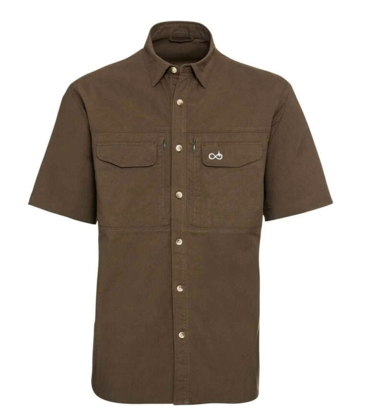 【MONTHLY SALE】Merkel Gear ILEX Pro Cordura Shirt Short Arm BROWN (MEN)
