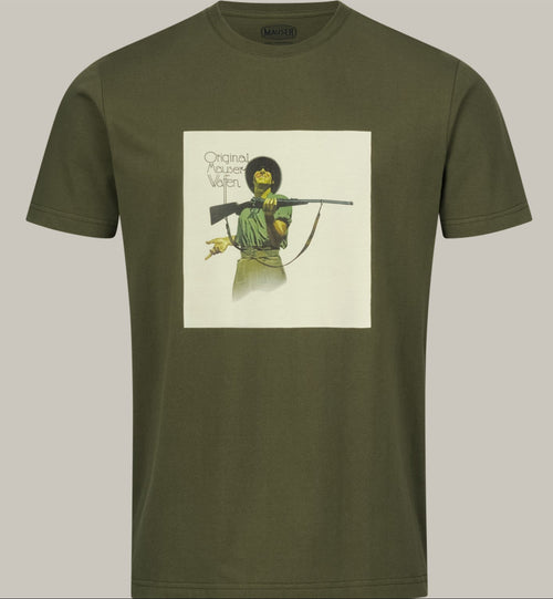 98周年記念シャツ "MAUSER Man" / 98 Jubiläums-Shirt „MAUSER-Mann“